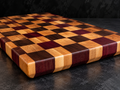 Maple & Purpleheart End-Grain Cutting Board