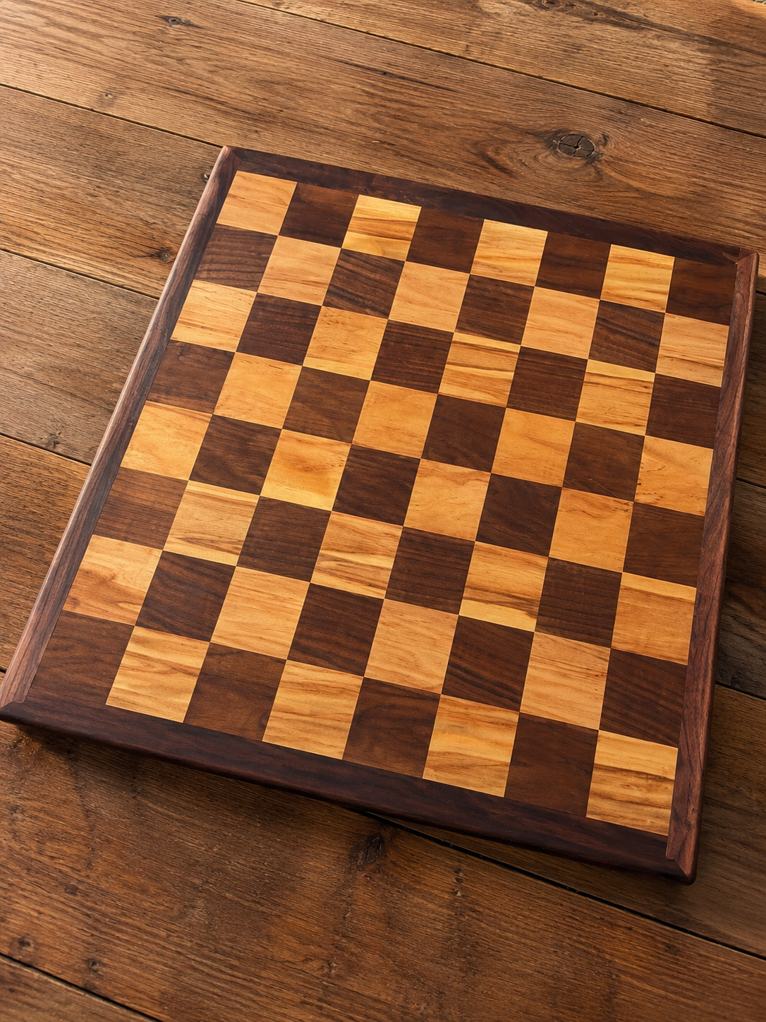 Walnut & Maple Chess Board – 16x16 inch