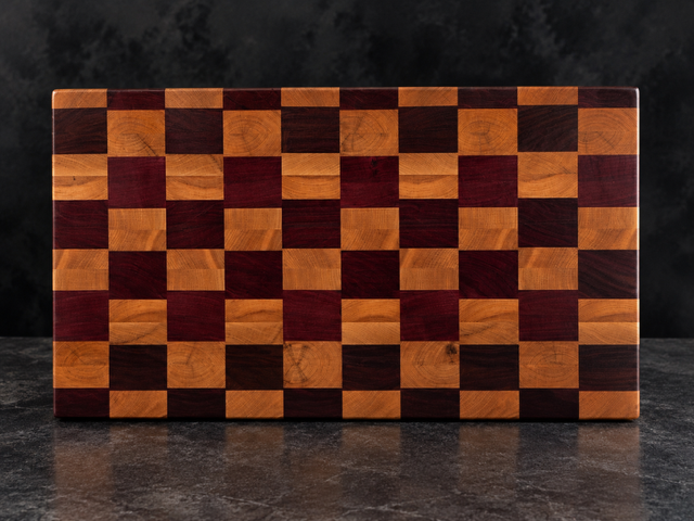 Walnut & Cherry End-Grain Cutting Board