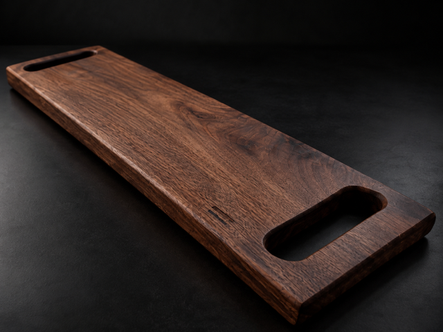 Walnut Double-Handle Charcuterie Board
