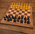 Zebrawood, Maple & Sweet Gum Chess Board – 16x16 inch
