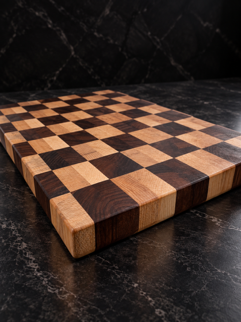 Walnut & Cherry End-Grain Cutting Board