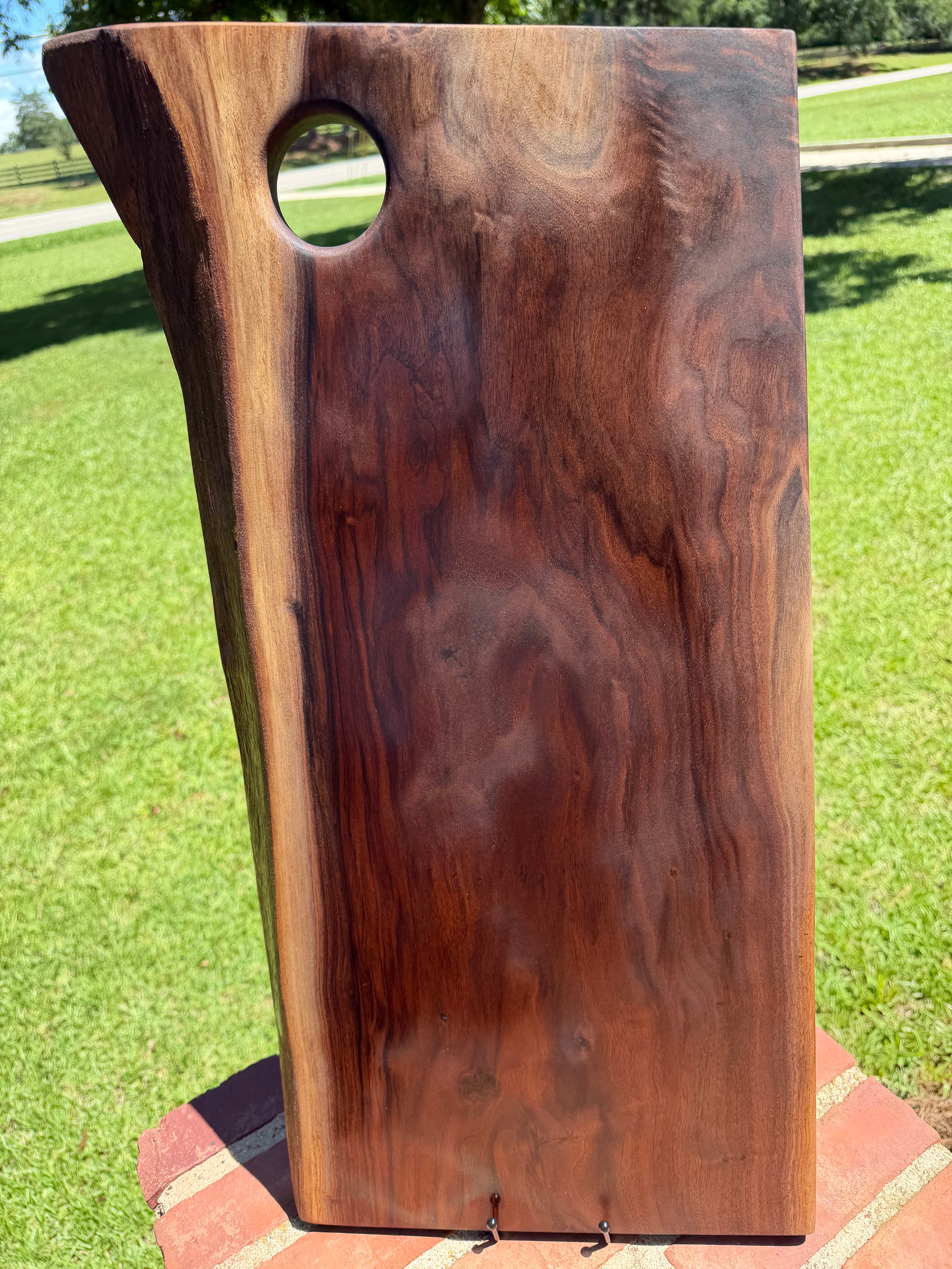 Walnut Live Edge Charcuterie Board – 30 x 10 x 1 inch