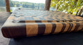 Walnut & Maple End Grain Optical Illusion Cutting Board