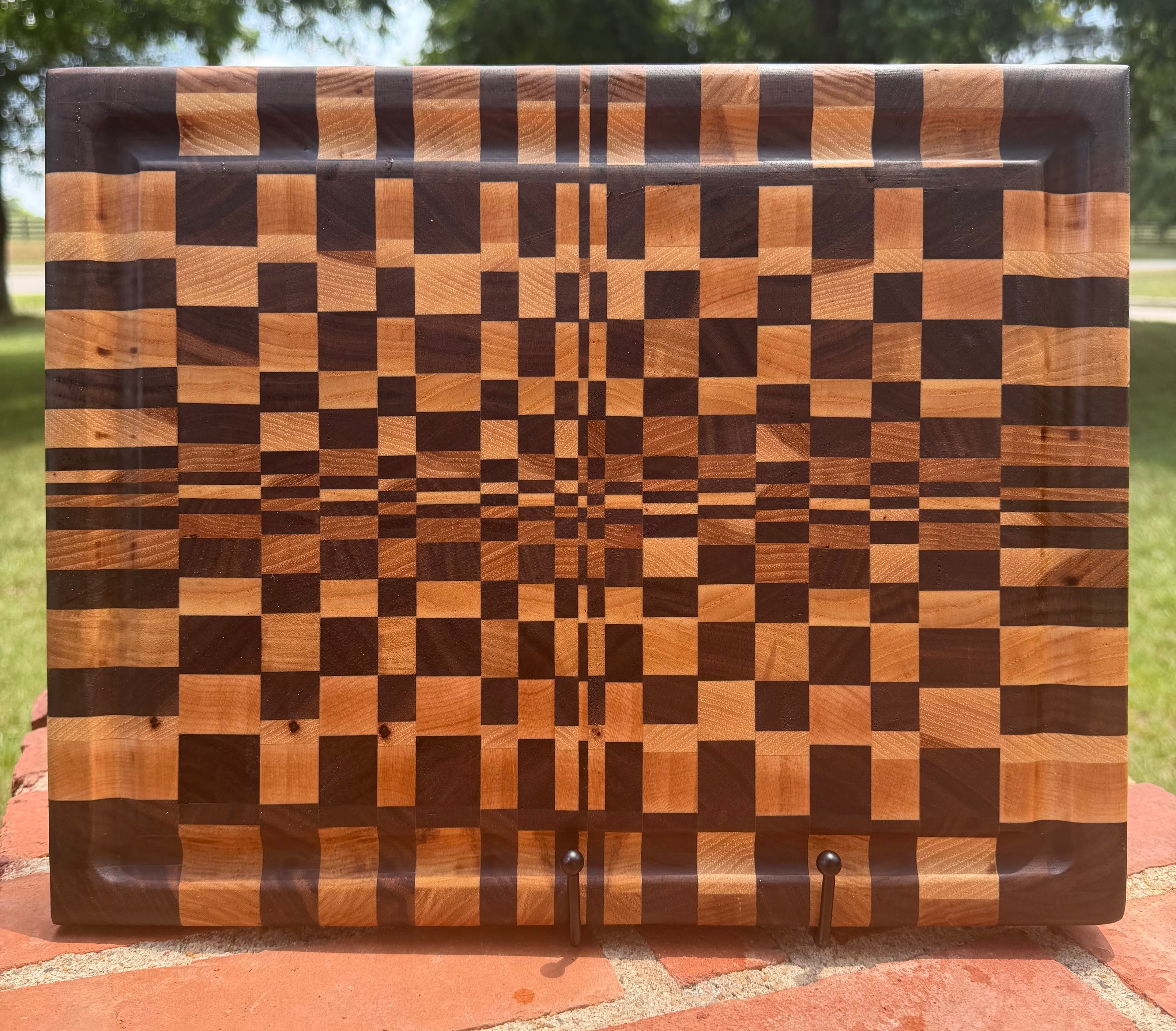 Walnut & Maple End Grain Cutting Board